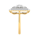 Mode | Round and Pear-shaped lab grown diamond ring