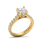 Amara | Round-shaped lab grown diamond solitaire ring