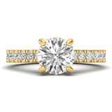 Amara | Round-shaped lab grown diamond solitaire ring