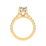 Amara | Round-shaped lab grown diamond solitaire ring