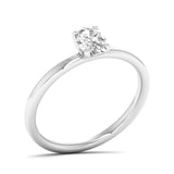 Amara | Oval-shaped solitaire lab grown diamond ring