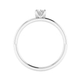 Amara | Oval-shaped solitaire lab grown diamond ring