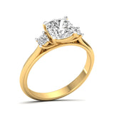 Aria | Cushion-shaped solitaire lab grown diamond ring