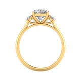 Aria | Cushion-shaped solitaire lab grown diamond ring
