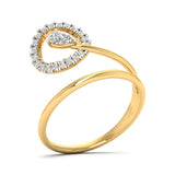 Mode | Pear and Round-shaped lab grown diamond ring