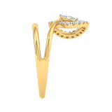 Mode | Pear and Round-shaped lab grown diamond ring