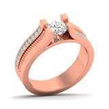 Niro | Round lab grown diamond band ring