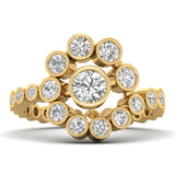 Ishar | Round-shaped lab grown diamond traditional ring