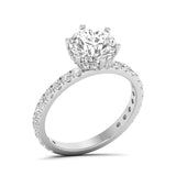 Amara | Round-shaped solitaire lab grown diamond ring