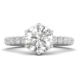 Amara | Round-shaped solitaire lab grown diamond ring