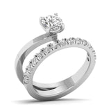 Mode | Round-shaped lab grown diamond ring