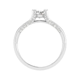 Mode | Round-shaped solitaire lab grown diamond ring