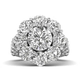 Aria | Round-shaped lab grown diamond cocktail ring