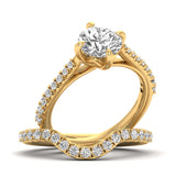 Mode | Round-shaped lab grown diamond stackable ring