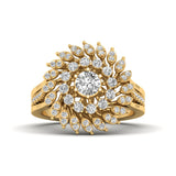 Flora | Round-shaped lab grown diamond cocktail ring