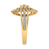 Flora | Round-shaped lab grown diamond cocktail ring