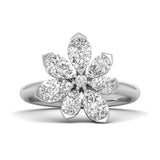 Flora | Pear-shaped lab grown diamond ring