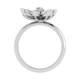 Flora | Pear-shaped lab grown diamond ring