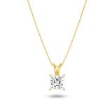 Thea | Princess cut pendant in Lab-Grown Diamond