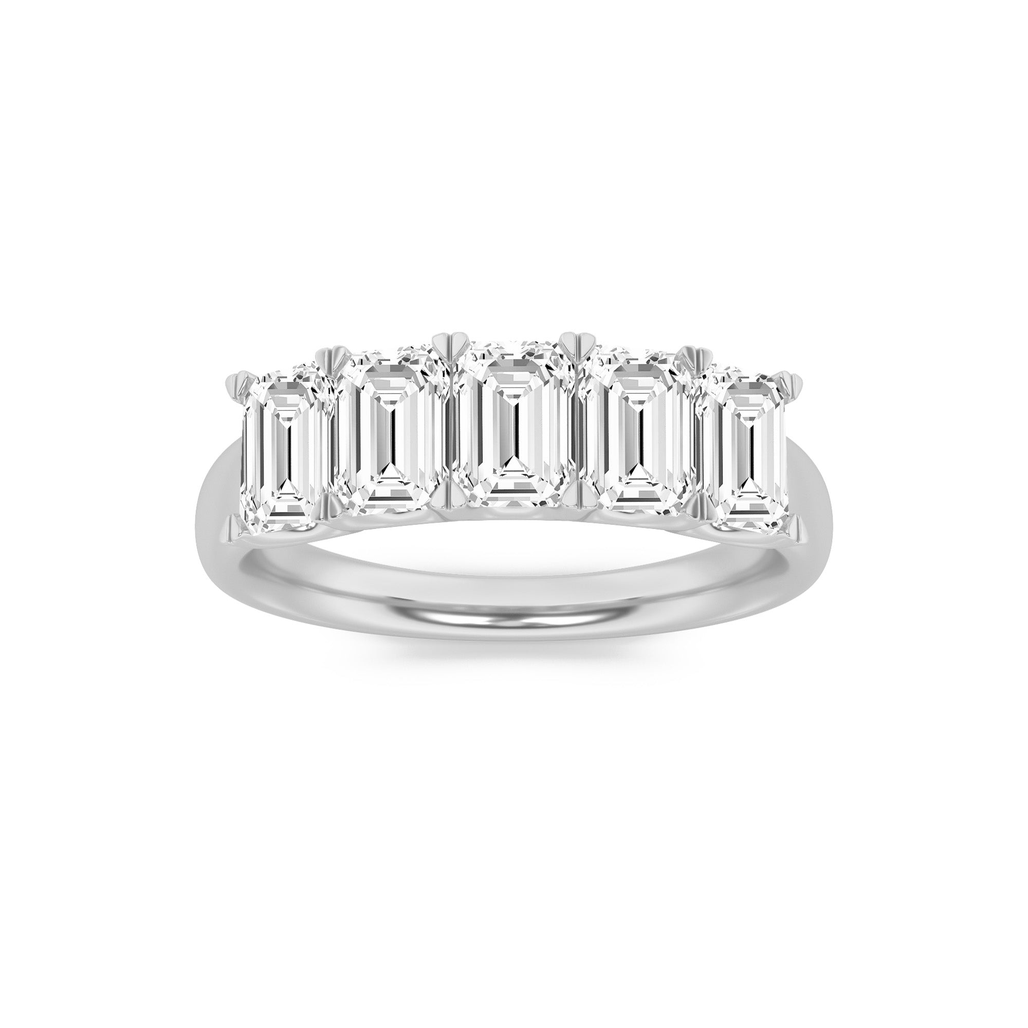 Foreva | Emerald Lab-Grown Diamond Eternity Band