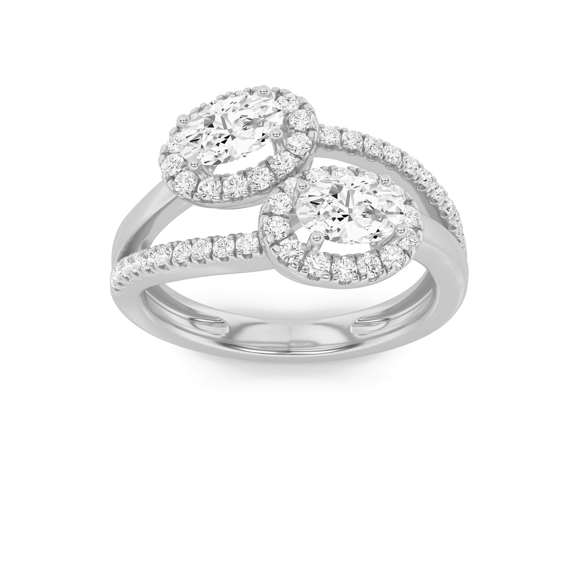 Toi et Moi | Oval & Oval Lab-Grown Diamond Ring