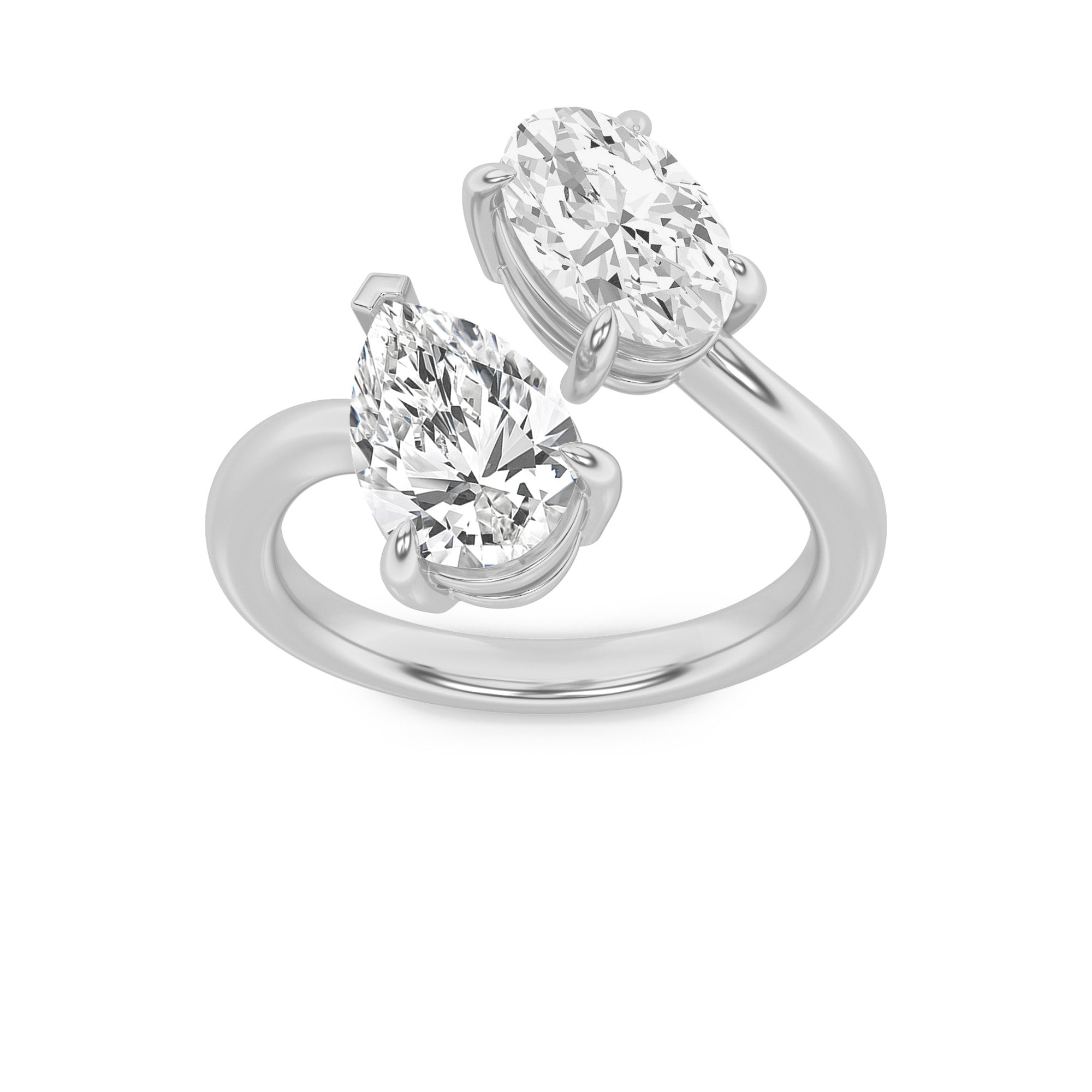 Toi et Moi | Pear & Oval Lab-Grown Diamond Ring