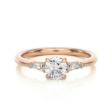 Aria | Round & Tapered Baguette Lab-Grown Diamond Ring