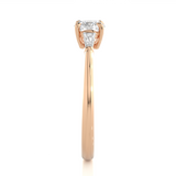 Aria | Round & Tapered Baguette Lab-Grown Diamond Ring