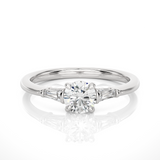 Aria | Round & Tapered Baguette Lab-Grown Diamond Ring