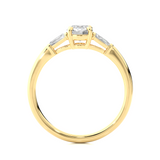 Aria | Round & Tapered Baguette Lab-Grown Diamond Ring