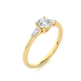 Aria | Round & Tapered Baguette Lab-Grown Diamond Ring