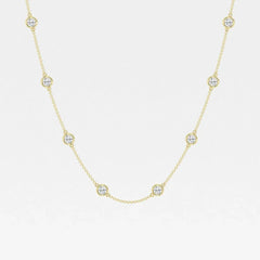 Sutra | Round Lab-Grown Diamond Necklace - Nivara