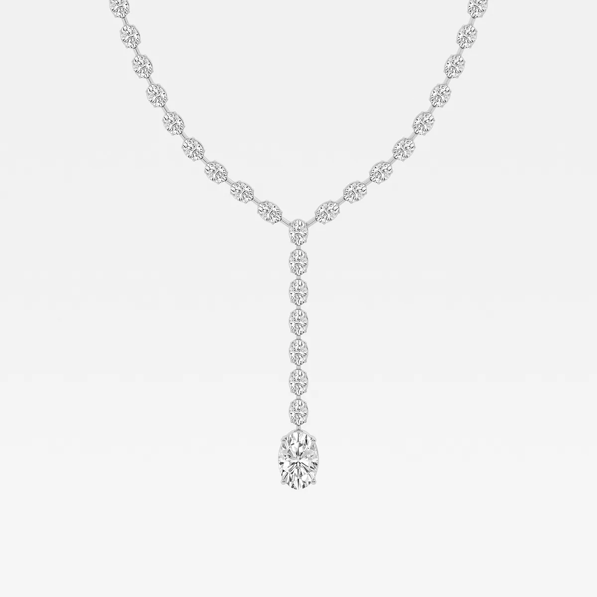 Sutra | Classic Oval Lab-Grown Diamond Tennis Necklace