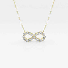 Mode | Infinity pendant with chain Lab-Grown Diamond - Nivara