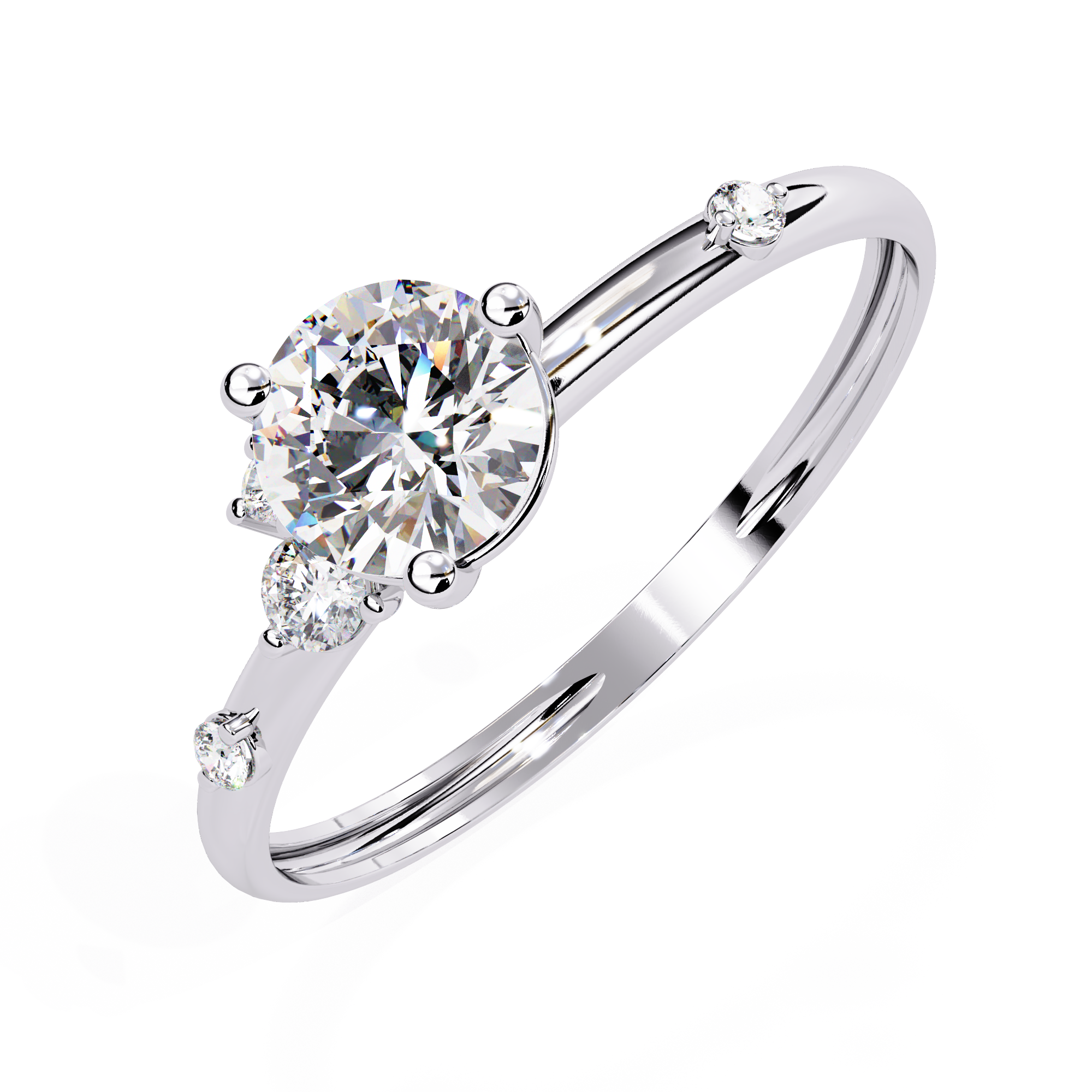 Flora | Round-shaped Lab Grown Diamond Ring