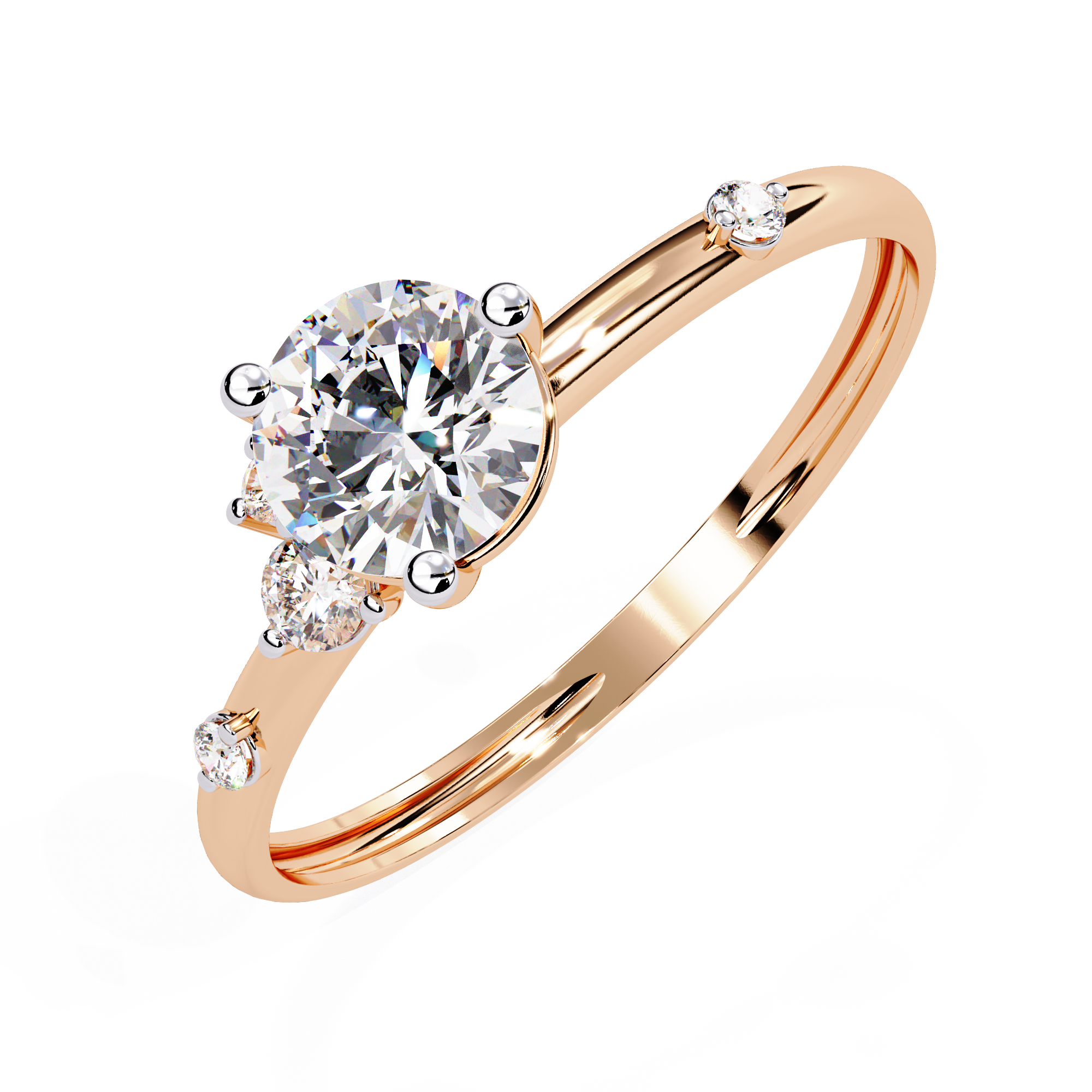 Flora | Round-shaped Lab Grown Diamond Ring
