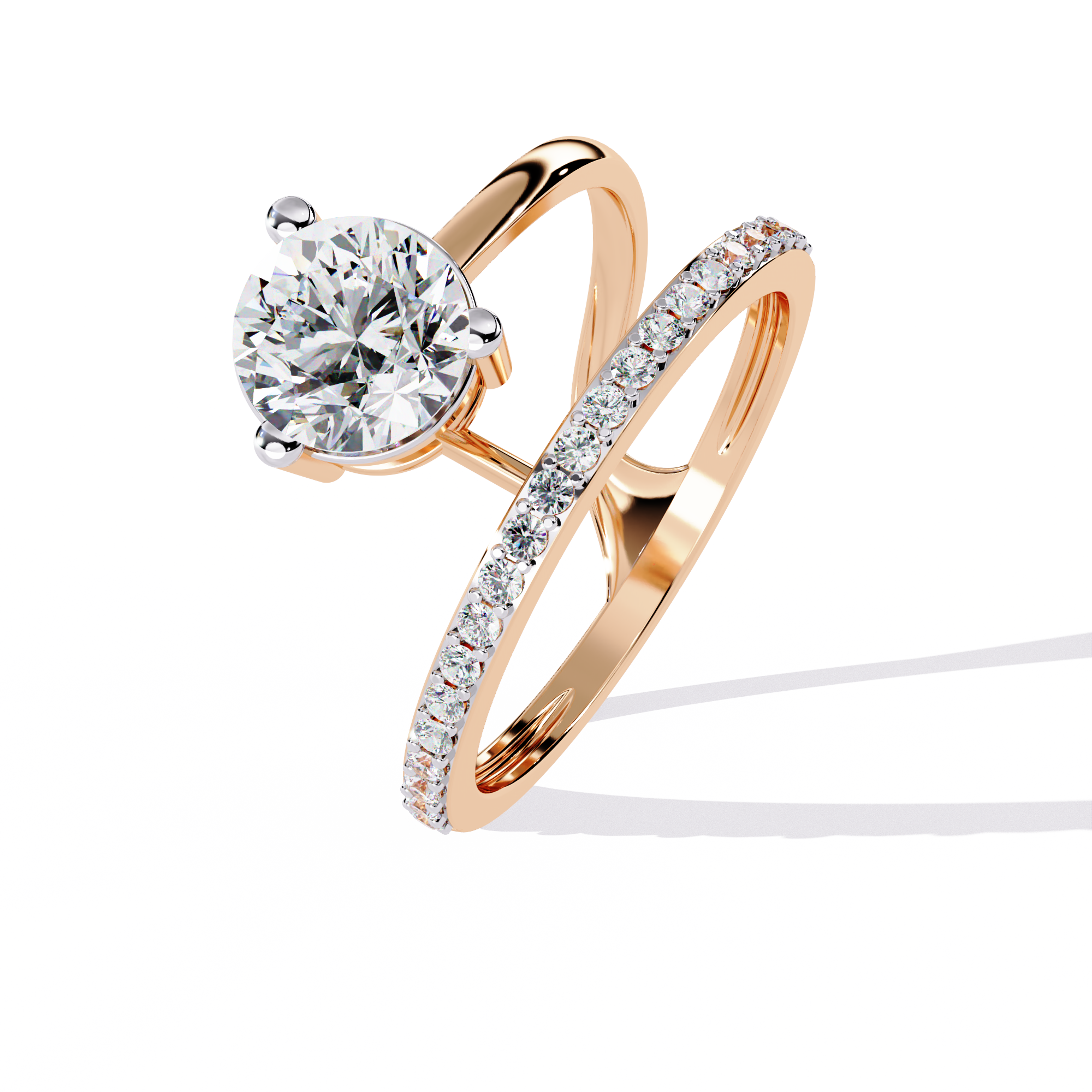 Mode | Classic Round Solitaire Lab Grown Diamond Ring