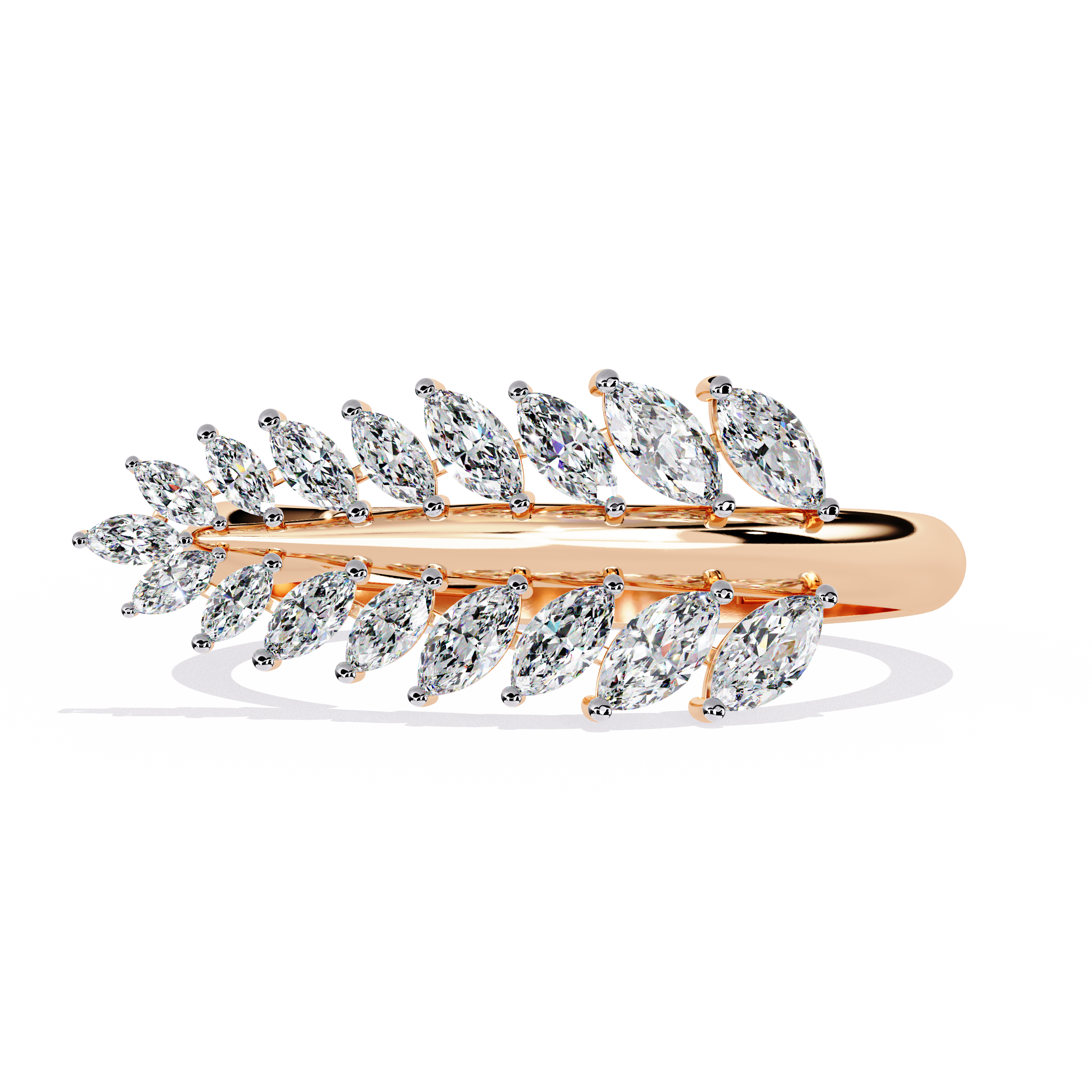 Flora | Classic Marquise-shaped Lab Grown Diamond Ring