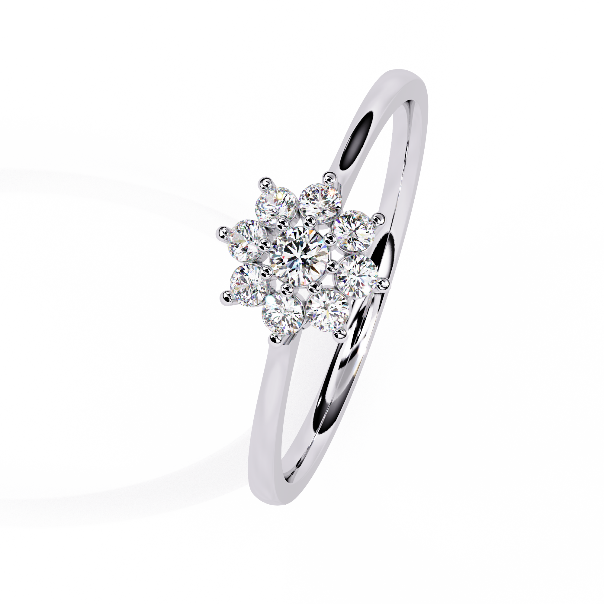 Flora | Elegant Round-shaped Lab Grown Diamond Ring