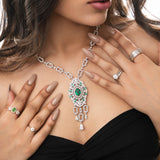 Amara | Soltaire ring with band from LUSH