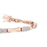Mode | Round lab grown diamond bracelet
