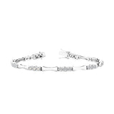 Mode | Round lab grown diamond bracelet