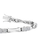 Mode | Round lab grown diamond bracelet