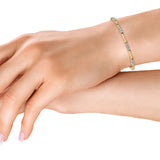Mode | Round lab grown diamond bracelet