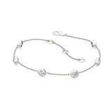 Mode | Daily wear round lab grown diamond bracelets