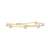 Mode | Daily wear round lab grown diamond bracelets