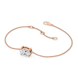 Mode | Daily wear oval-cut diamond bracelet