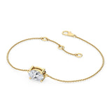Mode | Daily wear oval-cut diamond bracelet