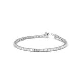 Sutra | Emerald-shaped diamond tennis bracelet
