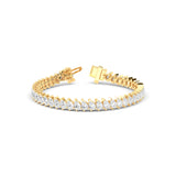 Sutra | Pear-cut lab grown diamond tennis bracelet